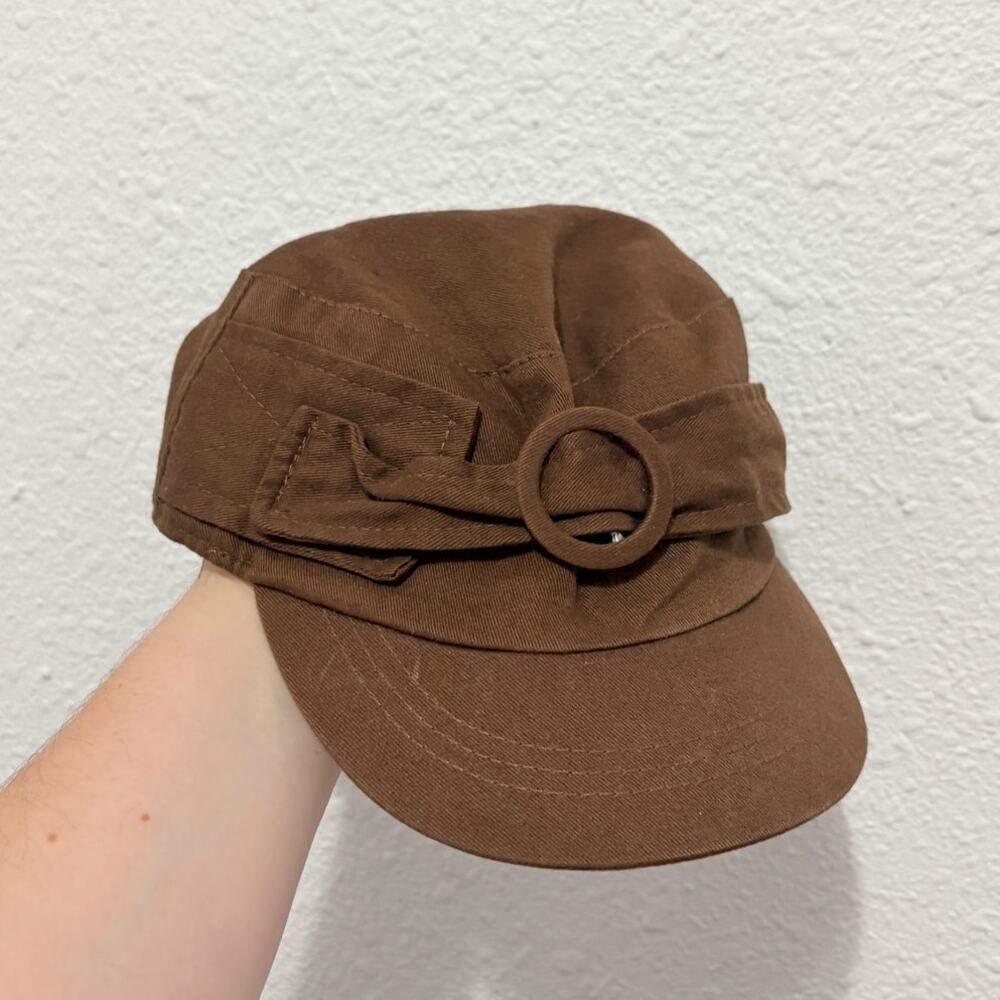 Vintage Y2K Cap Baker boy hat pageboy news boy hat sailor